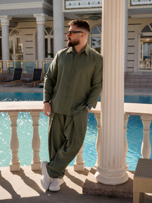 ΣΕΤ ST26/3 GREEN LINEN