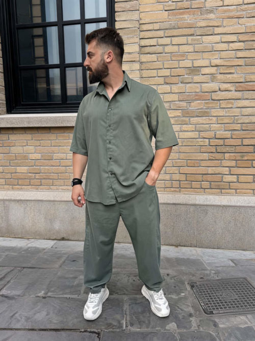 ΣΕΤ ST26/4 CHAKI OVER LINEN