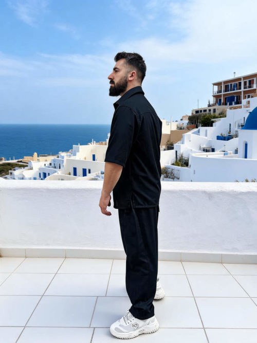 ΣΕΤ ST26/4 BLACK OVER LINEN