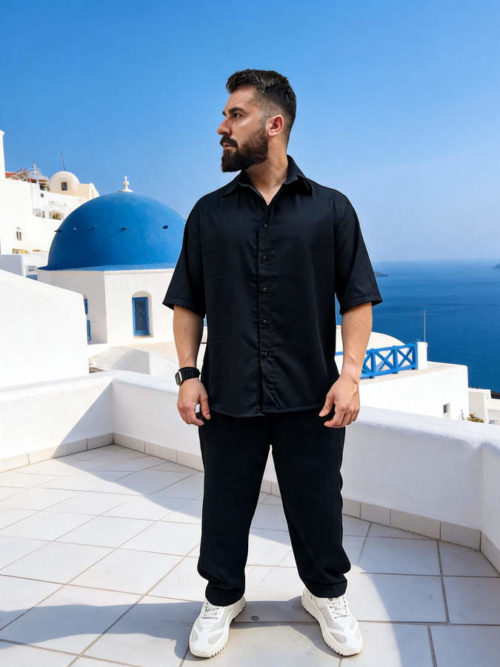 ΣΕΤ ST26/4 BLACK OVER LINEN
